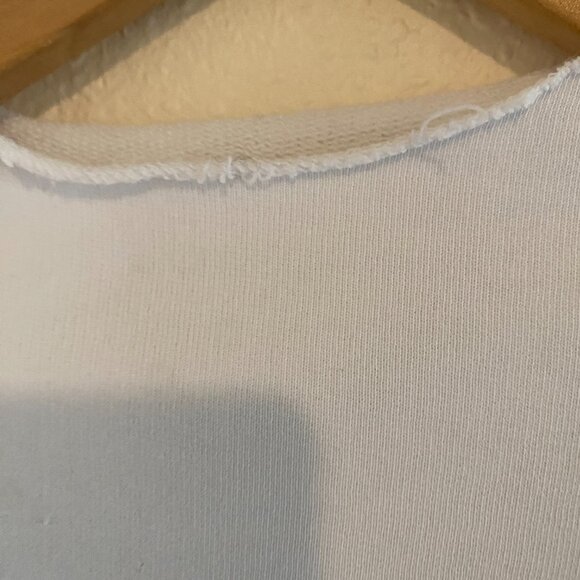 Frank & Eileen Effie Long-Sleeve Funnel Neck Capelet Wht, Sz S - Picture 6 of 7